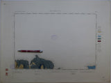 Ireland sheet  41, no title – Downpatrick Head, 1” scale. 1872. 90% sea. Base map 1869. Hand-coloured