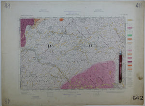 Ireland sheet  48, Banbridge, 1” scale. 1901. Covers Bromore, Ballymahinch. Base map not dated. Hand-coloured