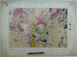 Ireland sheet  52, untitled – Carrowmore Lake, 1” scale. 1879. First edition. Extensive bog. Base map 1872. Hand-coloured