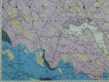 Ireland sheet  80, Ballyjamesduff, 1” scale. 1900. Covers Virginia, Bailieborough. Base map not dated. Hand-coloured