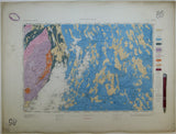 Ireland sheet  85, Ballinrobe, 1” scale. 1872. First edition. Covers Loughs Carra and Mask. Base map 1908. Hand-coloured