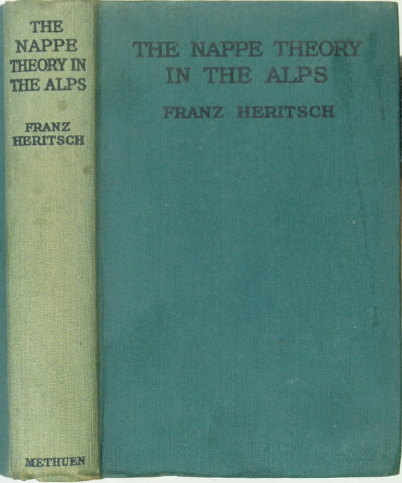 Heritsch, Franz (1929). The Nappe Theory in the Alps (Alpine Tectonics, 1905-1928). Translated by PGH Boswell. London: Methuen, 228pp.