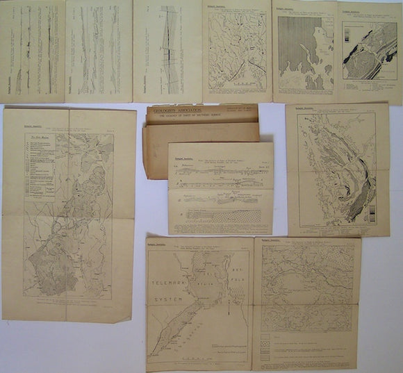 The Geology of Parts of Southern Norway: Duplicate Set of Maps, Sections and Tables, 1934