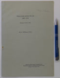 Pugh, William John, 1892-1974, by A. Williams (1975). Reprinted from Biographical Memoirs of Fellows of the Royal Society