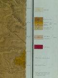 Sheet  63se, Old Series 1". 1873. Leicestershire and Northamptonshire; Enderby, Market Harborough. Hand-coloured engraving
