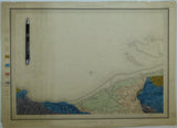 Sheet  79nw, Old Series 1". c1850. First edition. Denbighshire coast: Abergele, Rhyddlan. Hand-coloured engraving