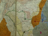 Sheet  61ne /se and 62nw/sw, Old Series 1" maps joined. 1865-85. Shropshire, Worcestershire, Staffordshire