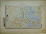 Sheet  51ne drift, Old Series 1". 1883, 1st drift edition. Norfolk, Suffolk: Thetfordr, Mildenhall.  Topography 1836