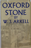 Arkell, W.J. 1947. Oxford Stone, first edition. London: Faber & Faber. 185 pp + 37 plates & 1 fold out b/w geological map