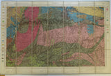 Sheet 207, Rodez, Carte Géologique Détaillée de la France, 1893. Scale 1:80,000.