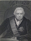 Banks, Sir Joseph. No date. Lithograph, 28 x 19 cm. portrait area 13.5 x 10.5 cm of engraving by C E Wagstaff c.1835