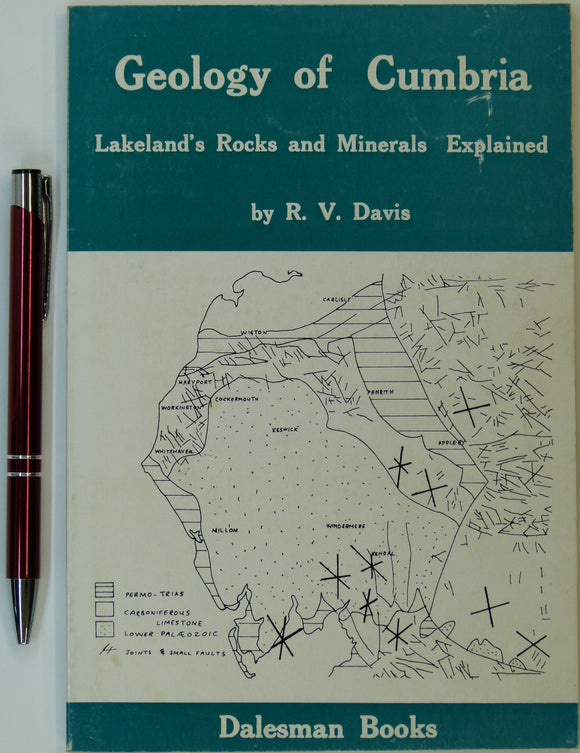 Davies, R.V. (1977). Geology of Cumbria: Lakeland’s Rocks and Minerals Explained. Clapham: Dalesman Books. First edition.