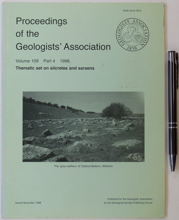Geologists’ Assoc. (1998). ‘Thematic set on Silcretes and Sarsens, in Proceedings of the Geologists’ Association, v.109,