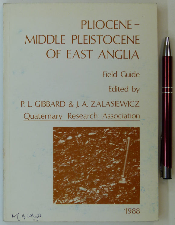 Gibbard, P.L. and Zalasiewicz, J.A. (eds) (1988). Pliocene-Middle Pleistocene of East Anglia; Field Guide.