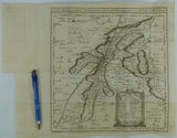 Guettard, Jean-Étienne, (1753). Carte Mineralogique de l’Election d’Éstampes Relative a un Memoire de M. Guettard, extract from Memoire de l’Academie Royale des Sciences