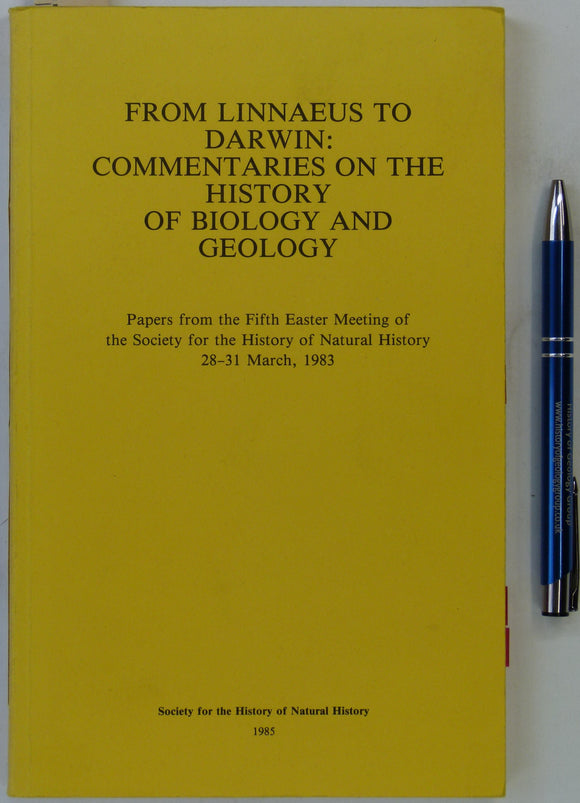 Wheeler, A. & Price, JH. (eds)(1985).From Linnaeus to Darwin: Commentaries on the History of Biology and Geology . . . . Natural History in the early Nineteenth Century. London: Soc. for the History of Natural History