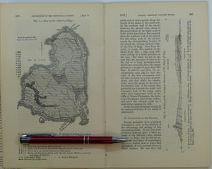 Giekie, Archibald, (1871), ‘Map of the Island of Eigg. b/w geological map, 1:63,360,