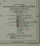 Peach, BN and Horne, J, (1884), ‘A Map of the Geology of the Shetlands’, fold-out colour printed map