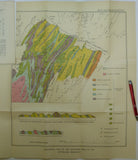 Elles, Gertrude L., (1934). ‘Geological Map of the Northern End of the Tayvallich Peninsula’ fold-out colour printed map 1:10,560