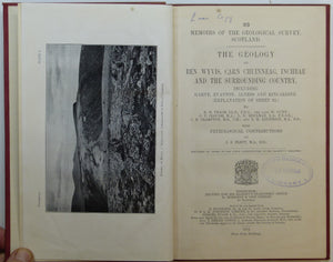 Sheet memoir  93. (1912). Peach, BN et al. The Geology of Ben Wyvis, Carn Chuinneag, Inchbae and the Surrounding Country.