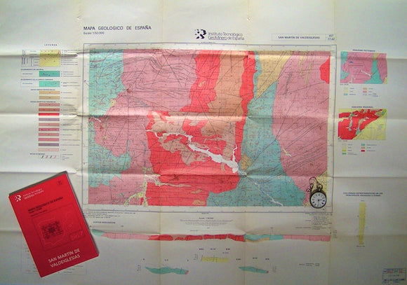 San Martin de Valdeiglesias – sheet 557, Mapa Geologico de Espana, 1972