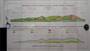 Die geologischen Verhaltnisse eines Septimertunnels, 1928
