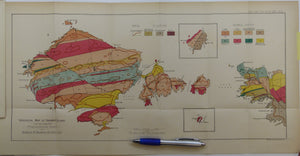Thomas, Herbert Thomas. (1911). ‘Geological Map of Skomer Island’,  fold out colour printed map, 1:10,560