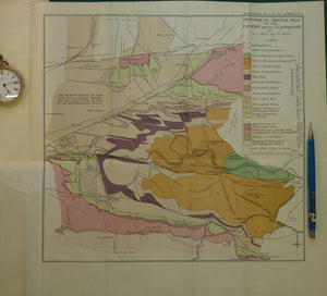 Wales North 1922. Geological Sketch-Map of the Country around Llangollen