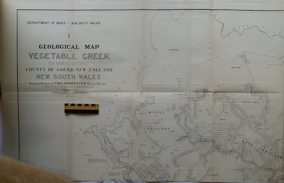 Geological Map of the Vegetable Creek Tin Mining Field, Gough County, New England District, New South Wales 1885