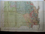 Geological Map of Queensland, 1892