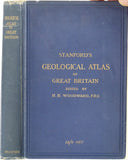 Woodward, HB. (1904). Stanford’s Geological Atlas of Great Britain, London: Edward Stanford Ltd. 2nd edition.
