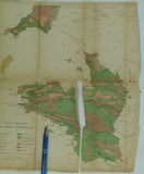 De Launay, L. (1921). Geologie de la France. Paris, Librairie Armand Colin. 1st edition. 500pp + 3 folding maps in rear pocket. 5 maps missing.