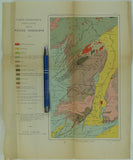 De Launay, L. (1921). Geologie de la France. Paris, Librairie Armand Colin. 1st edition. 500pp + 3 folding maps in rear pocket. 5 maps missing.