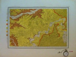 Sheet  52sw, Old Series 1". 1871. Bedfordshire, Northamptonshire: Northampton. Topography 1835,