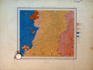 Sheet  82se, Old Series 1". Nottinghamshire: Ollerton east of centre Mansfield in SW corner, 1858, 1st edition.