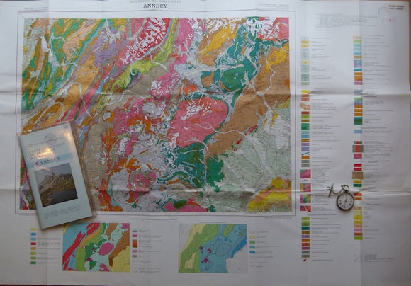 Carte Geologique de la France, 1980