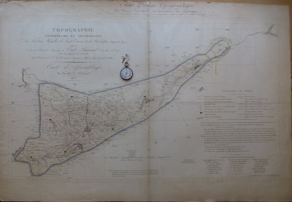 Topographique exterieure et souteraine du Territoire Houiller de St Etienne et de Rive Gier, 1813