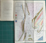 Carte Geologique des Environs de l'Aix et de Chambery, 1863
