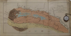 Geological Map of Parts of Bundeland and Bogheland and of the Districts of Saugor and Jubulpore