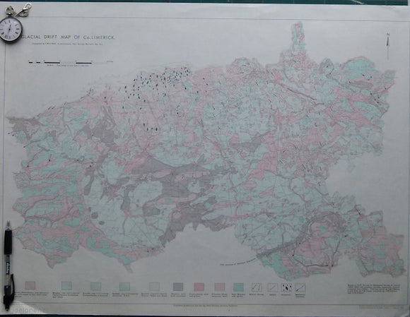 Glacial Drift Map of Co. Limerick,, 1966