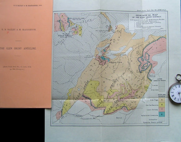 Geological Map of the Glen Orchy District, 1912
