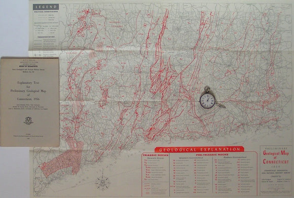 Preliminary Geological Map of Connecticut, 1956