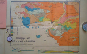Geological Map of the West of the Vale of Glamorgan,1933