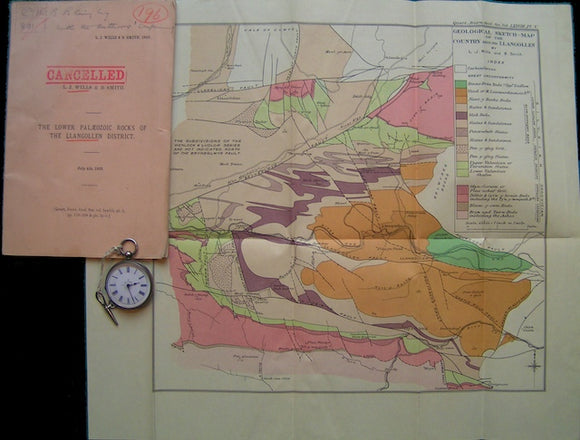 Geological Sketch-Map of the Country around Llangollen, 1922